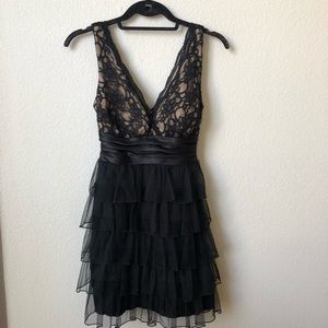 Black Ruffle Dress